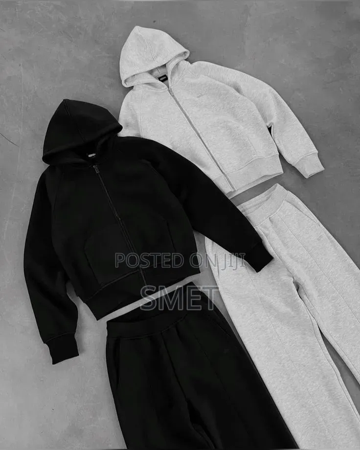 Premium Unisex Hooded Tracksuit Set