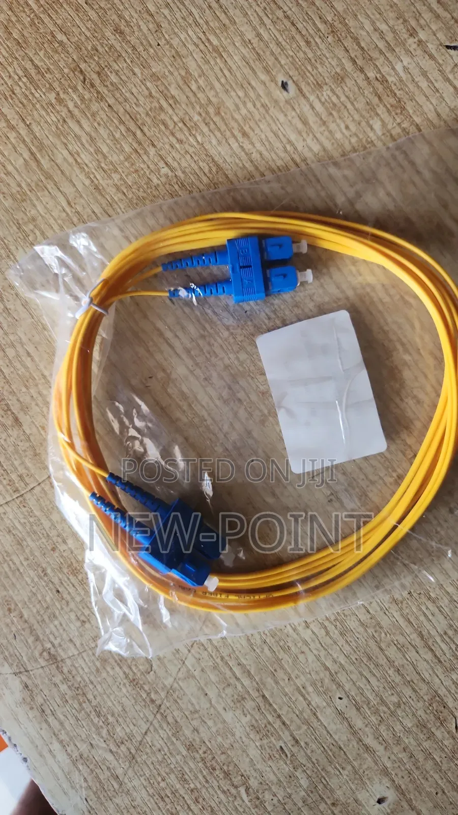20m Sc-Sc Upc Fiber Optic Patch Cord – Sm High Speed Fiber Cable