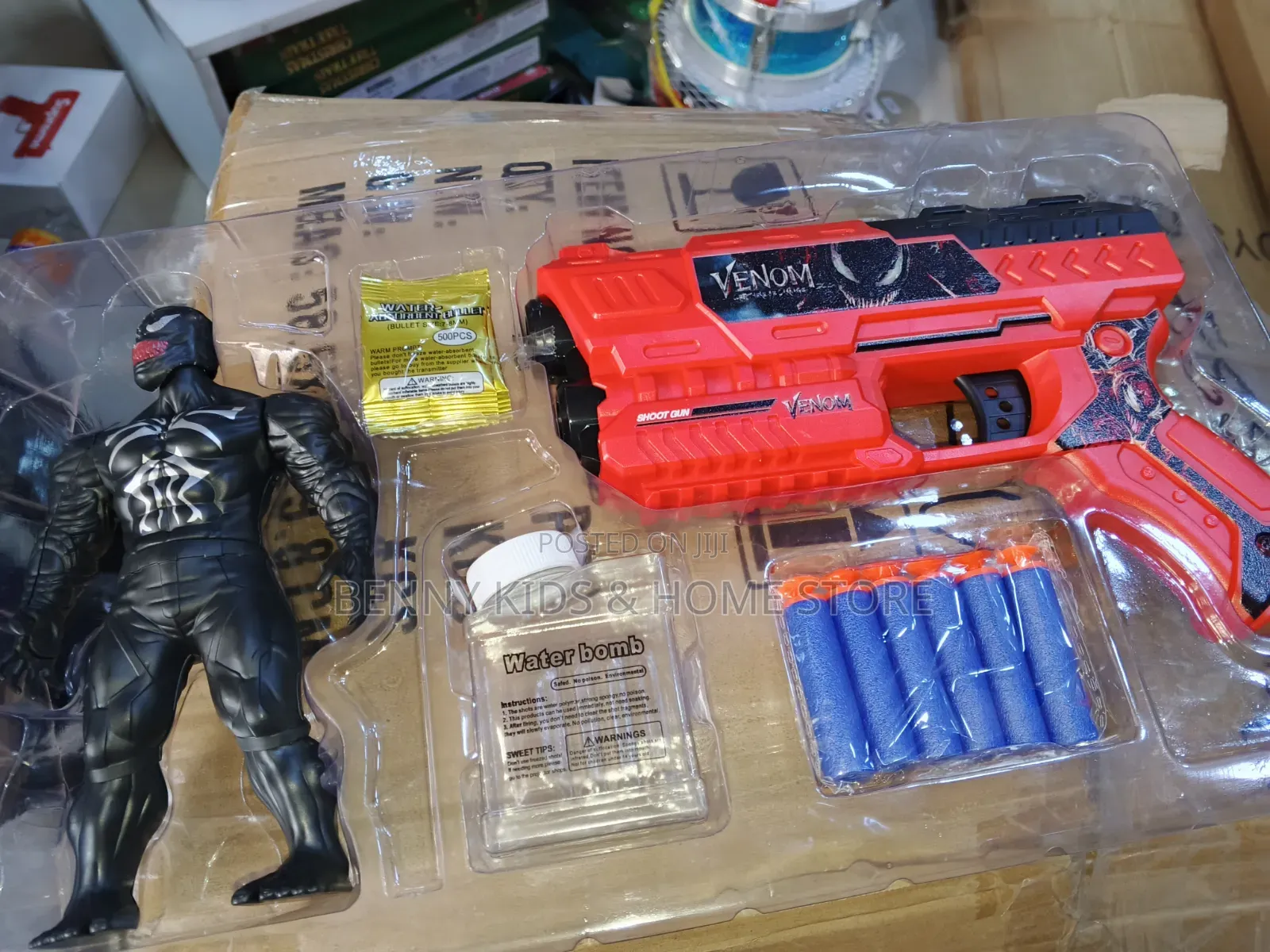 2in1 Super Hero Attack Daul of Water Bullet and Soft Bullet Gun