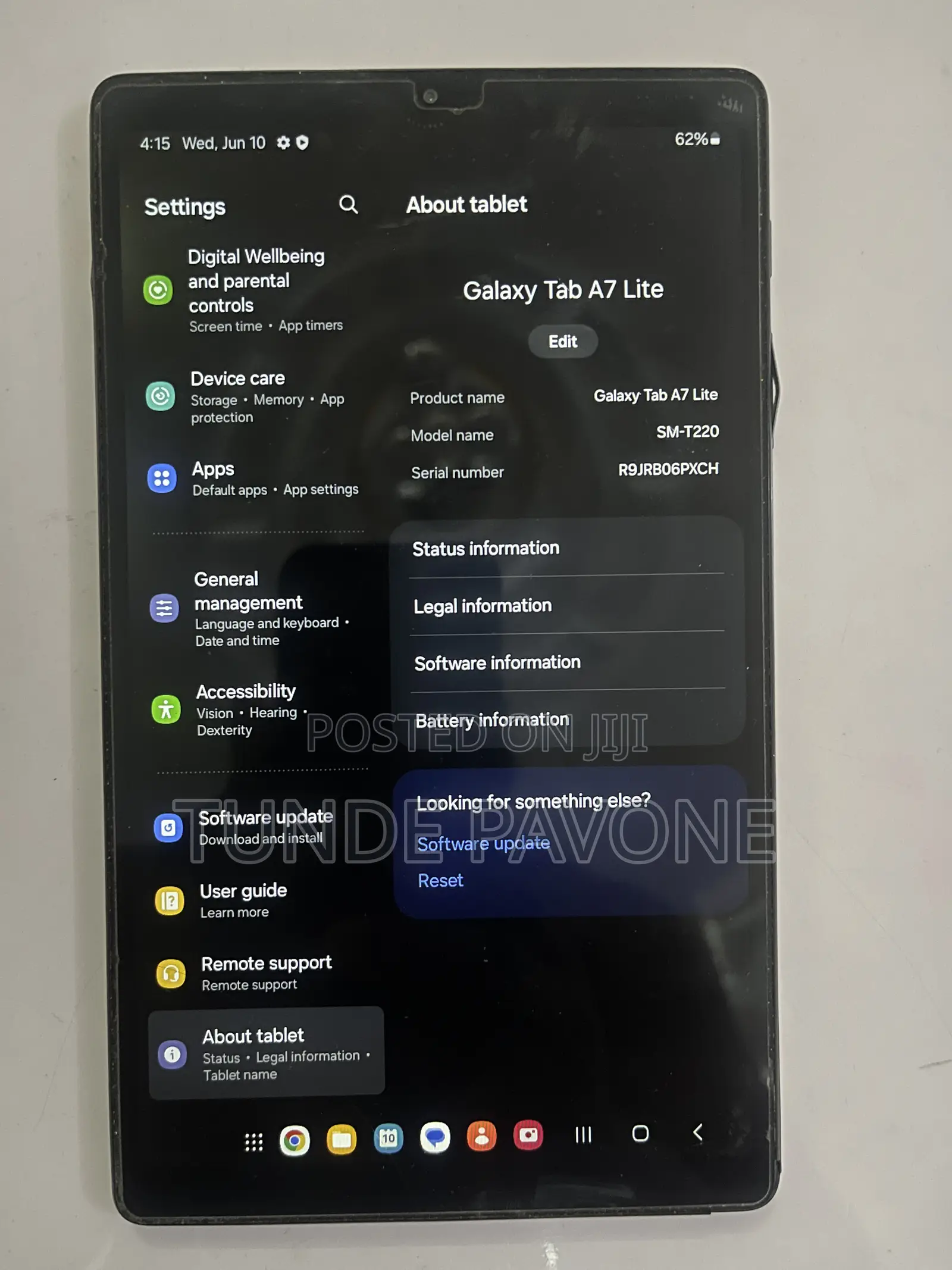 Samsung Galaxy Tab A7 Lite 32 GB Gray