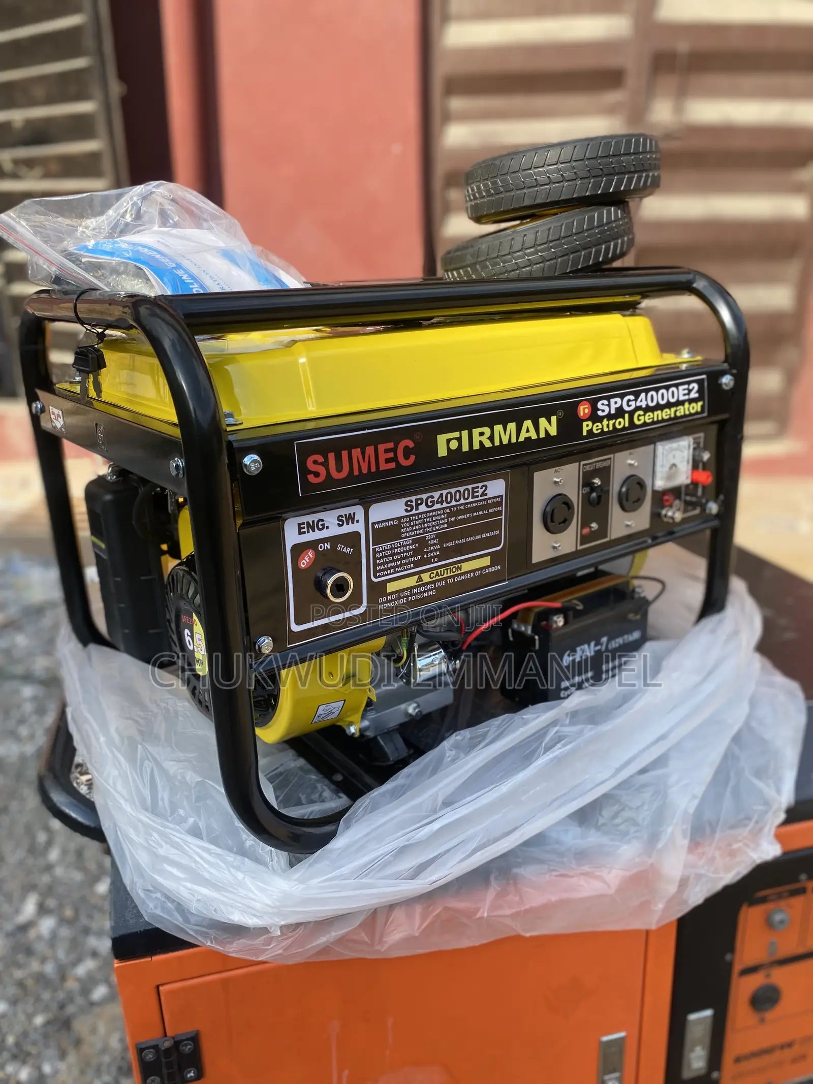 Sumec Fireman 4.5kva Generator for Home Business Use