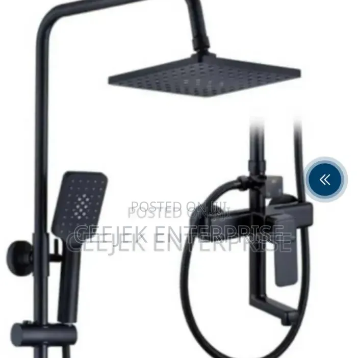 Luxury Black Shower Set