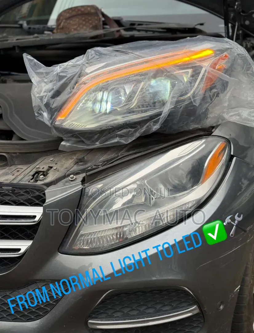 Mercedes Benz Gle350 2016,2017 Headlight Non Charger Change to Led