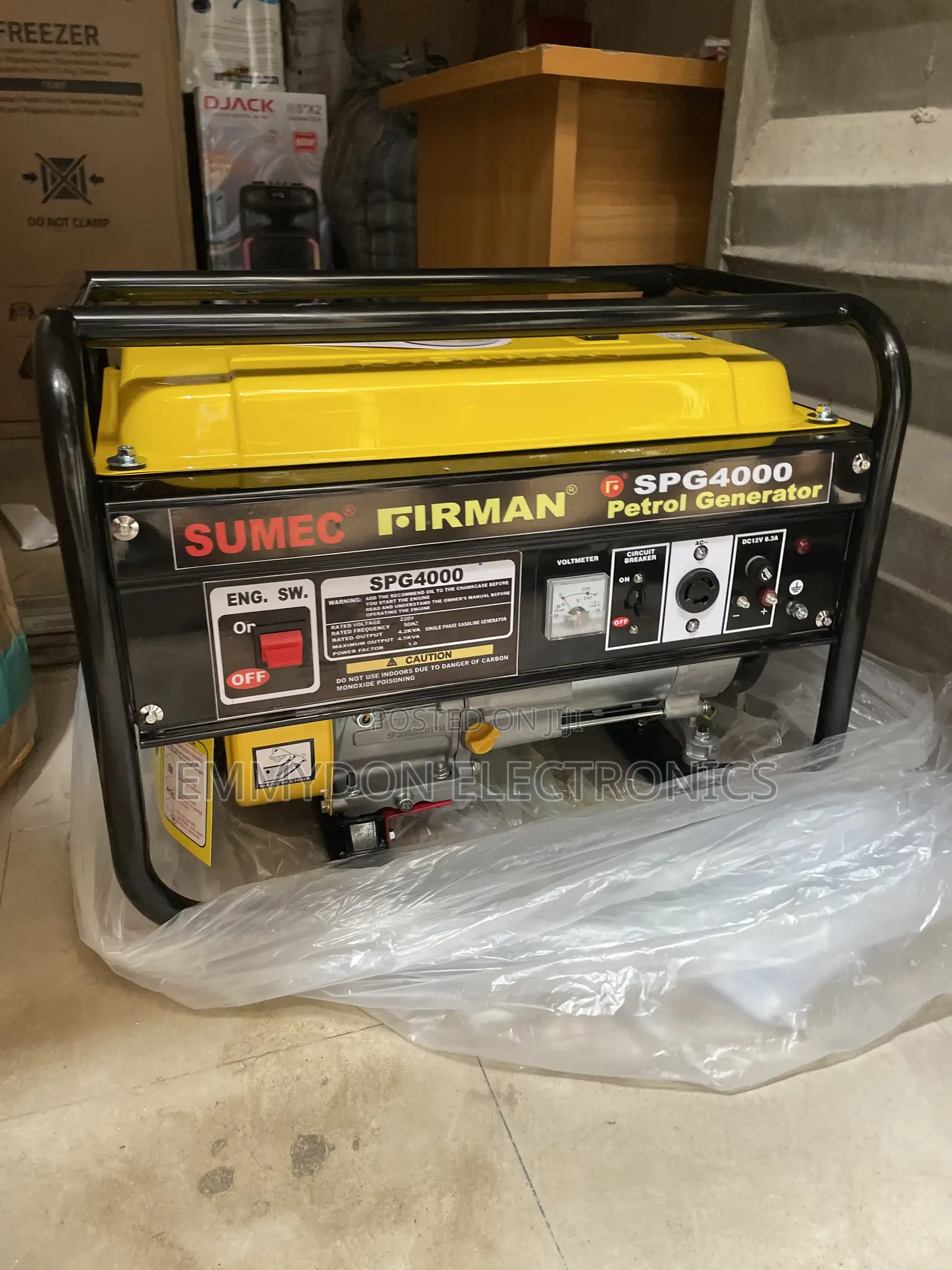 Sumec Firman Spg4000 Generator With Stable Voltage Output