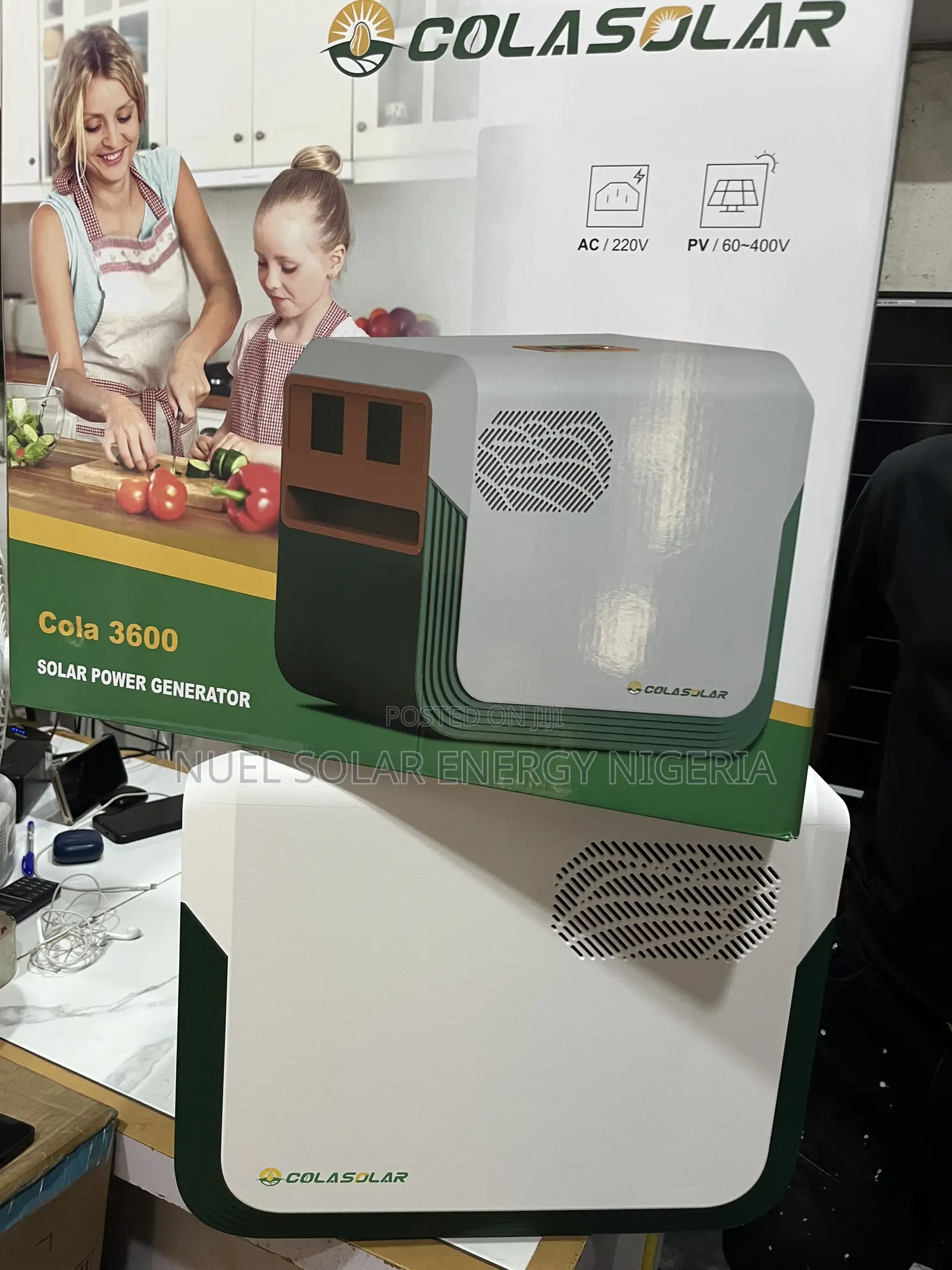 Cola 3600 Solar Generator (3.6kwh