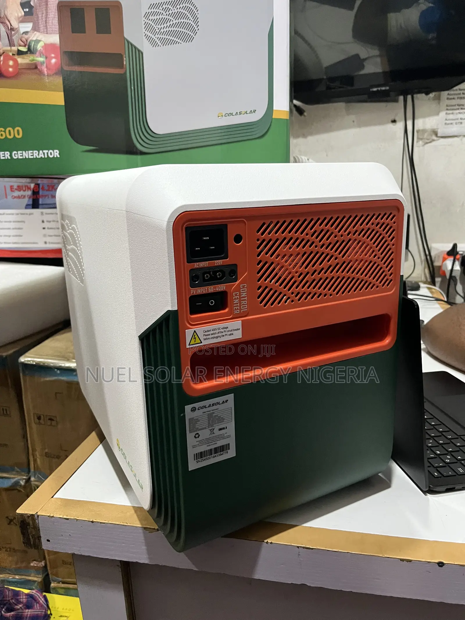 Cola 3600 Solar Generator (3.6kwh