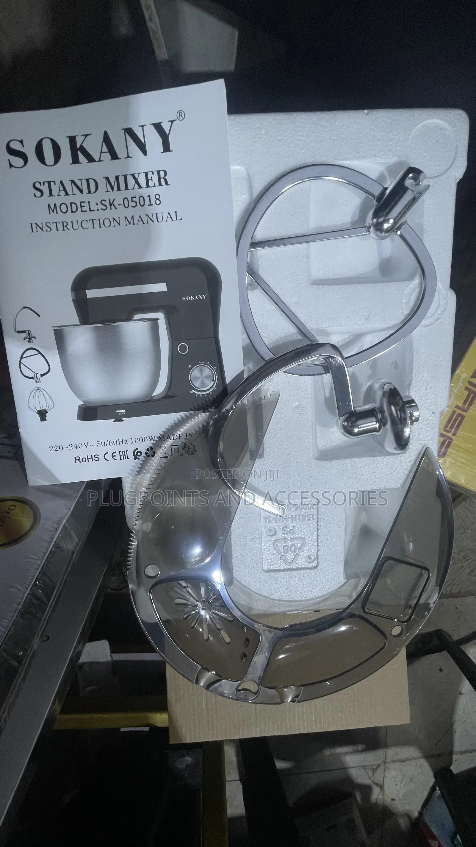 Sokany Stand Mixer 5.5liters + Free Delivery Today Only