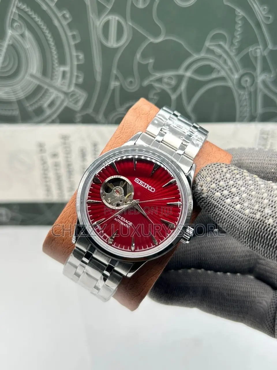 Seiko Quality Luxury Men Automatic Engine Wristwatch