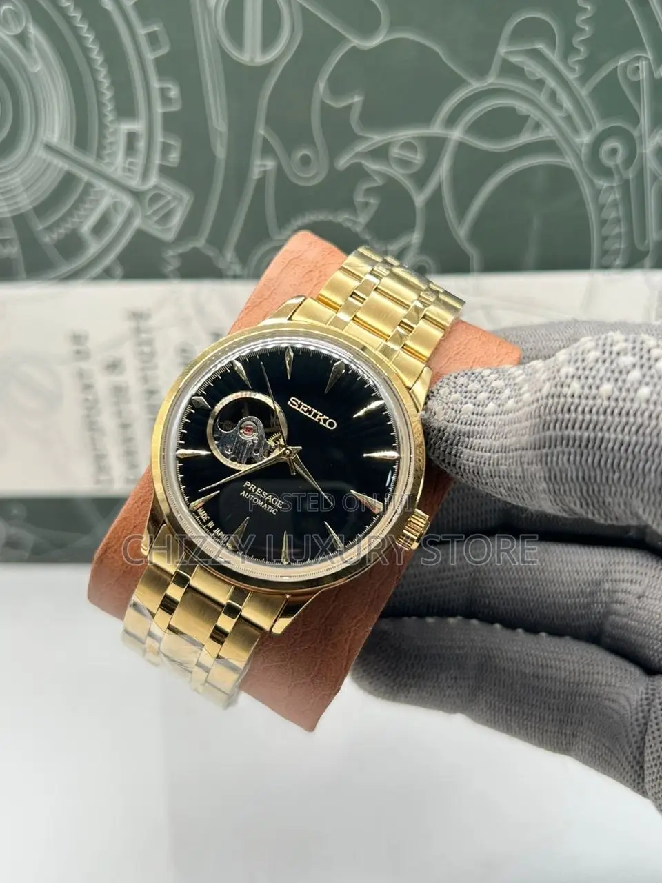 Seiko Quality Luxury Men Automatic Engine Wristwatch