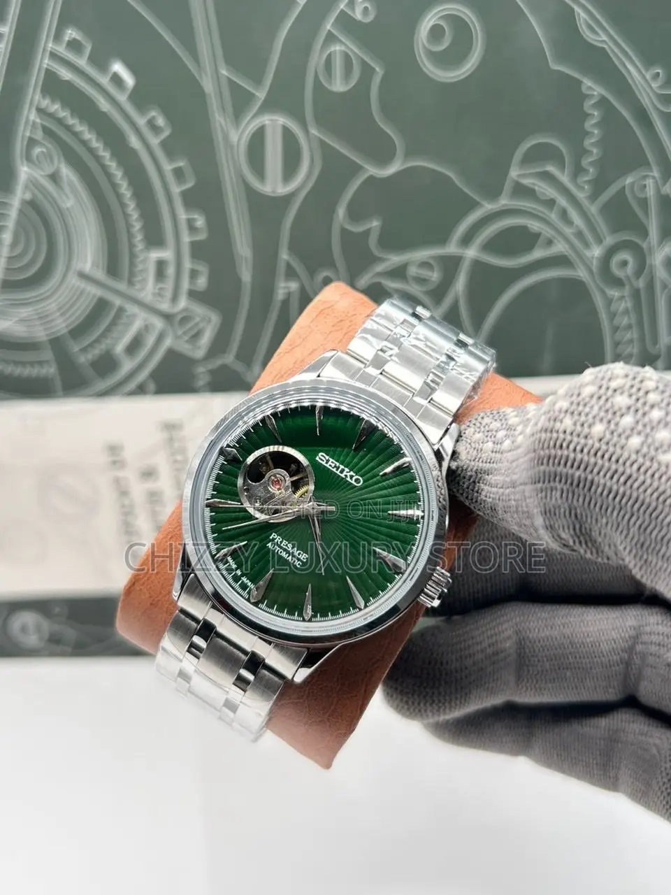 Seiko Quality Luxury Men Automatic Engine Wristwatch