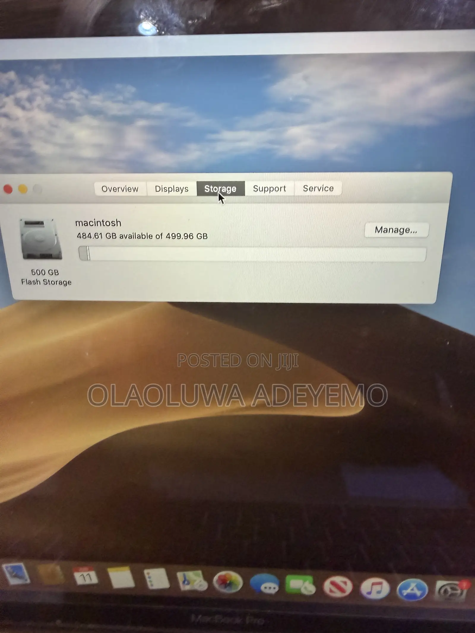 Laptop Apple MacBook Pro 2019 16GB Intel Core i5 SSD 512GB