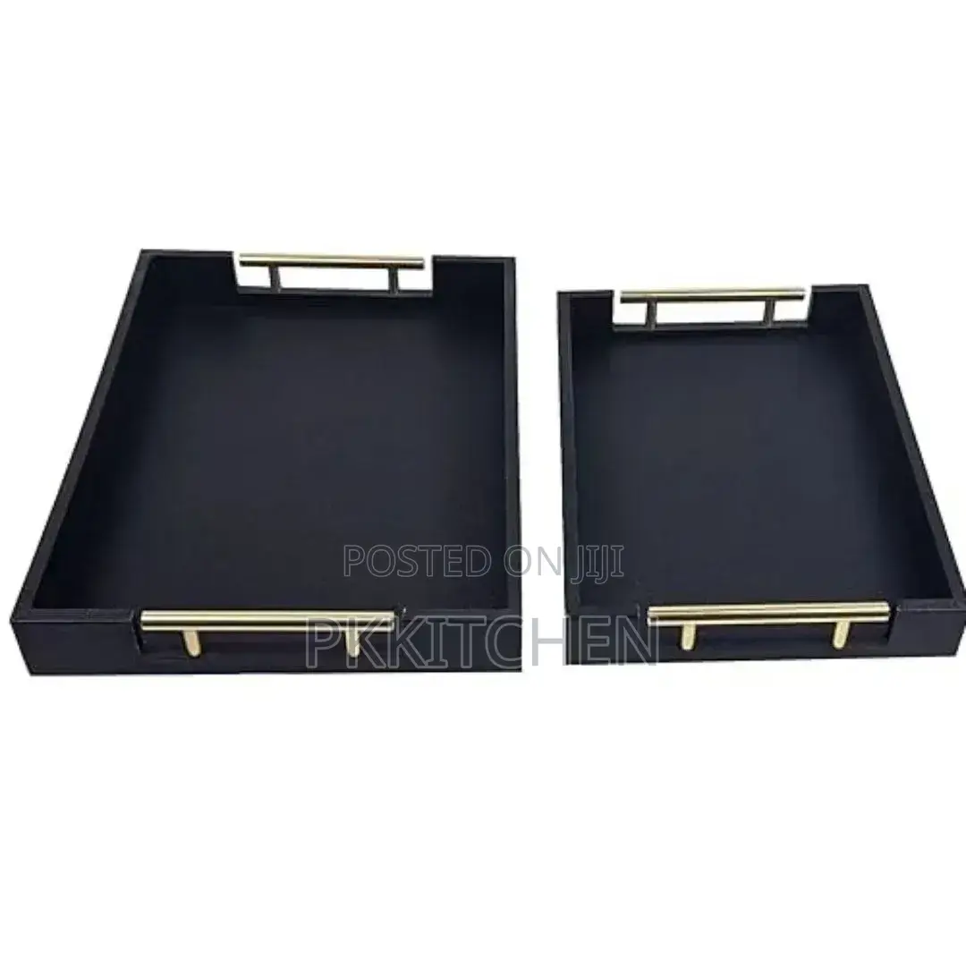 3in1 Bamboo Black Tray