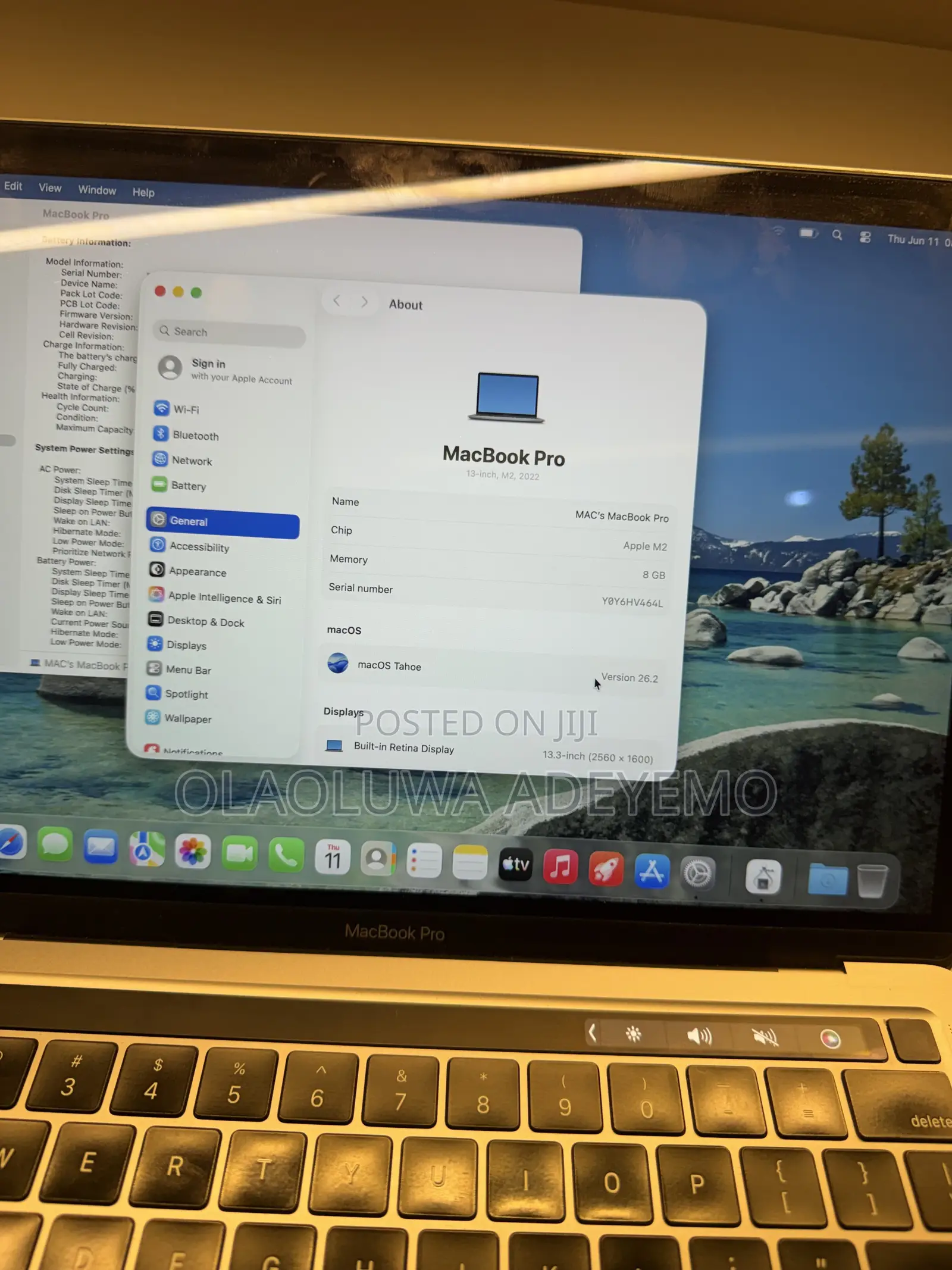Laptop Apple MacBook Pro 2022 M2 8GB Apple M2 SSD 256GB