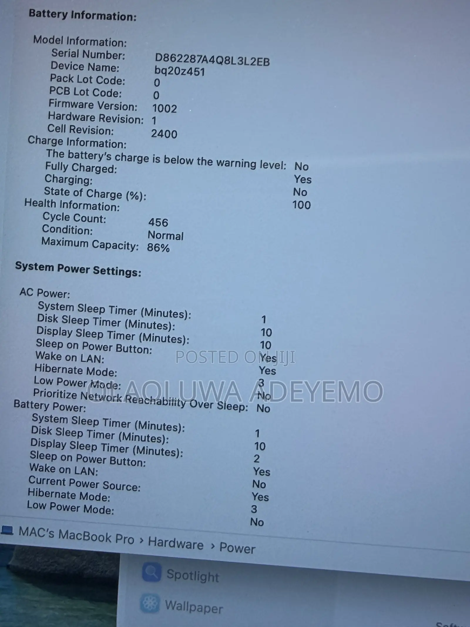 Laptop Apple MacBook Pro 2022 M2 8GB Apple M2 SSD 256GB