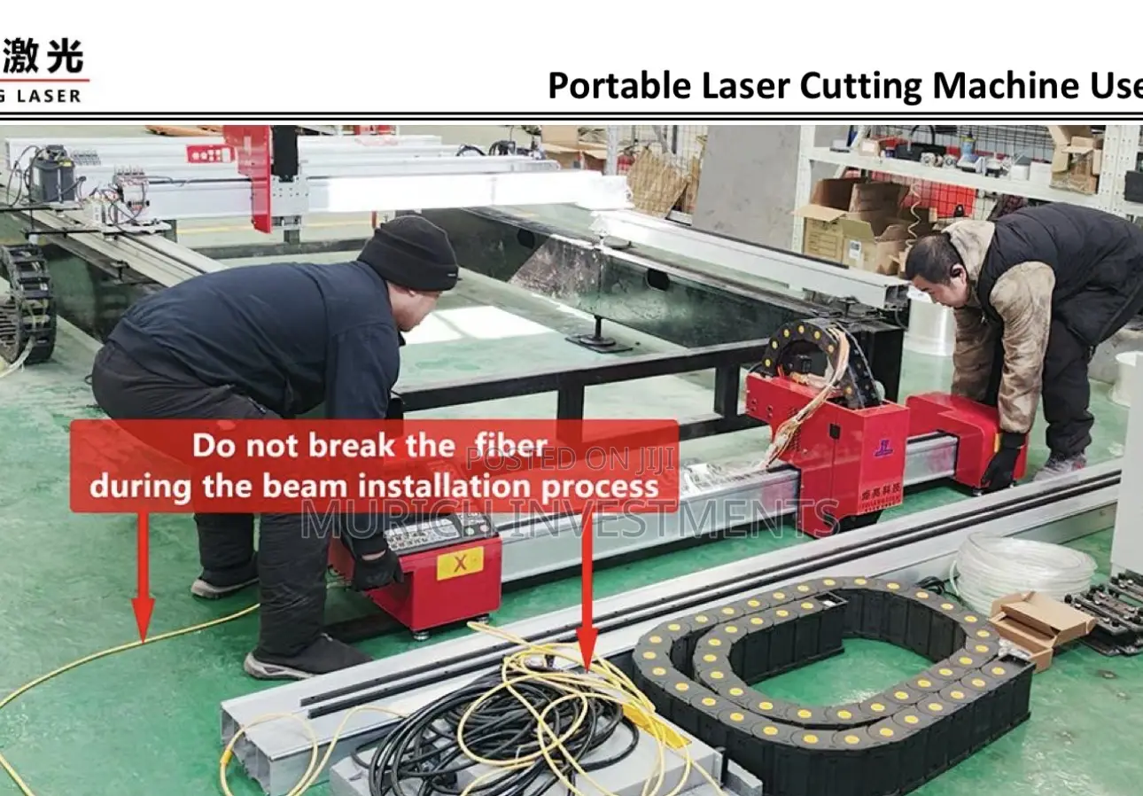 Double Drive Gantry CNC Cutter for Fiber Laser, Flame Plasma