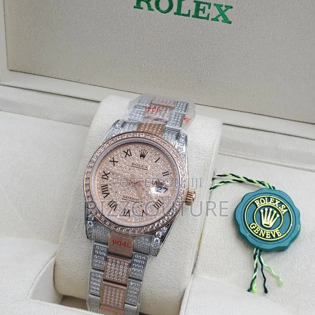 Original Rolex Date-Just Rose Gold Two-Tone Watch Available in Store