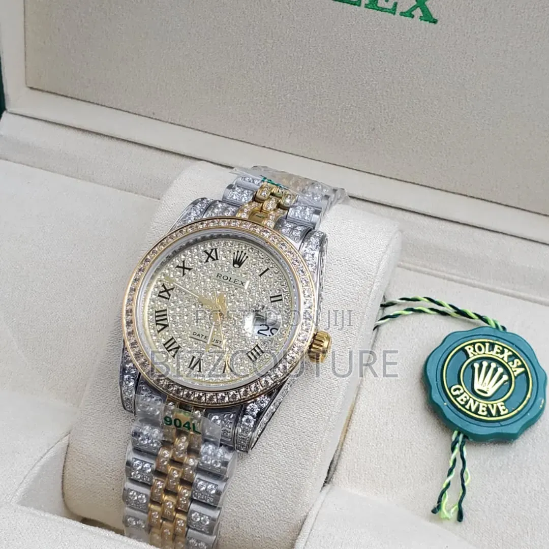 Original Rolex Date-Just Rose Gold Two-Tone Watch Available in Store