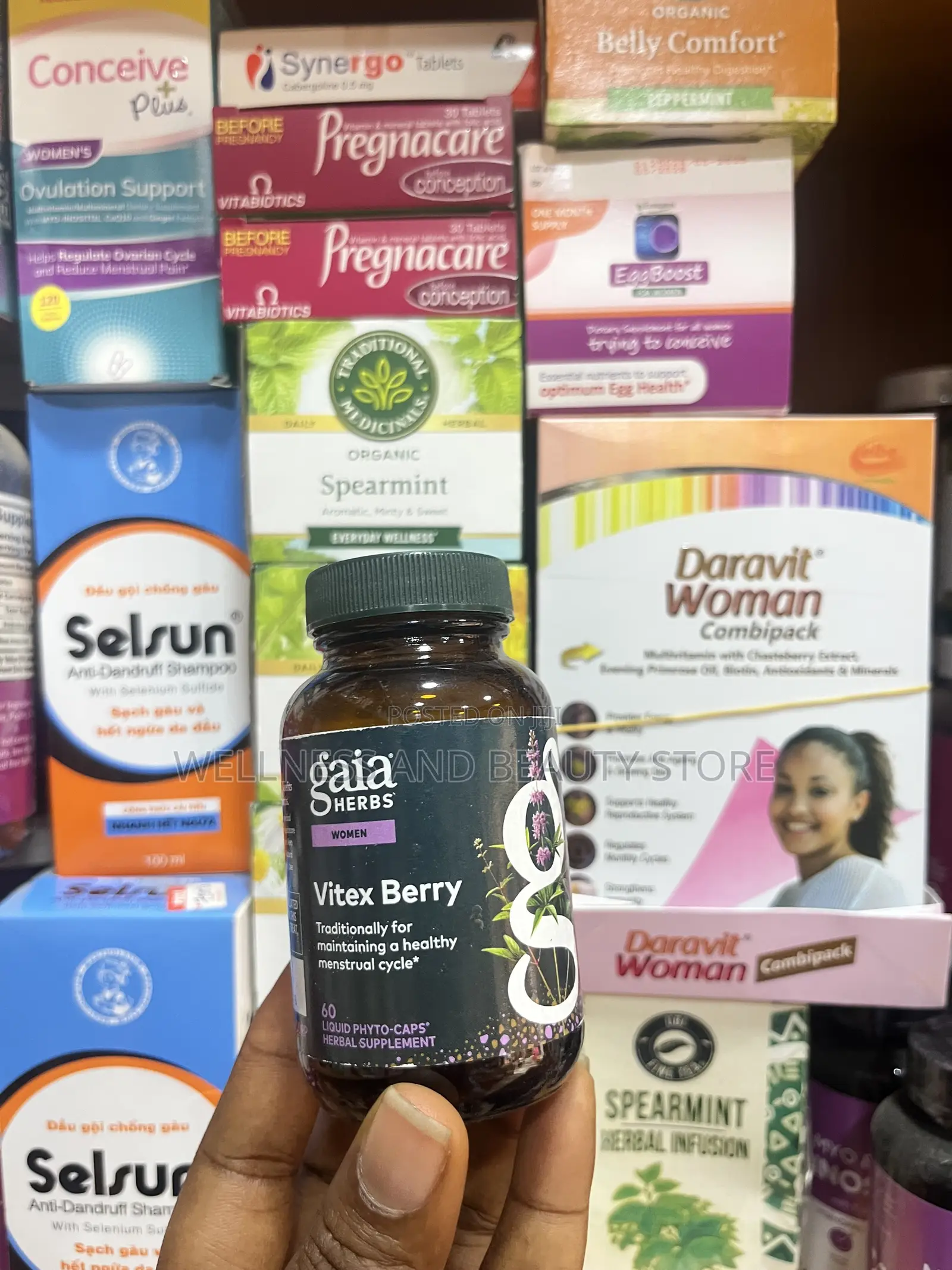 Gaia Herbs Vitex Berry | Hormonal Balance Menstrual Cycle Support