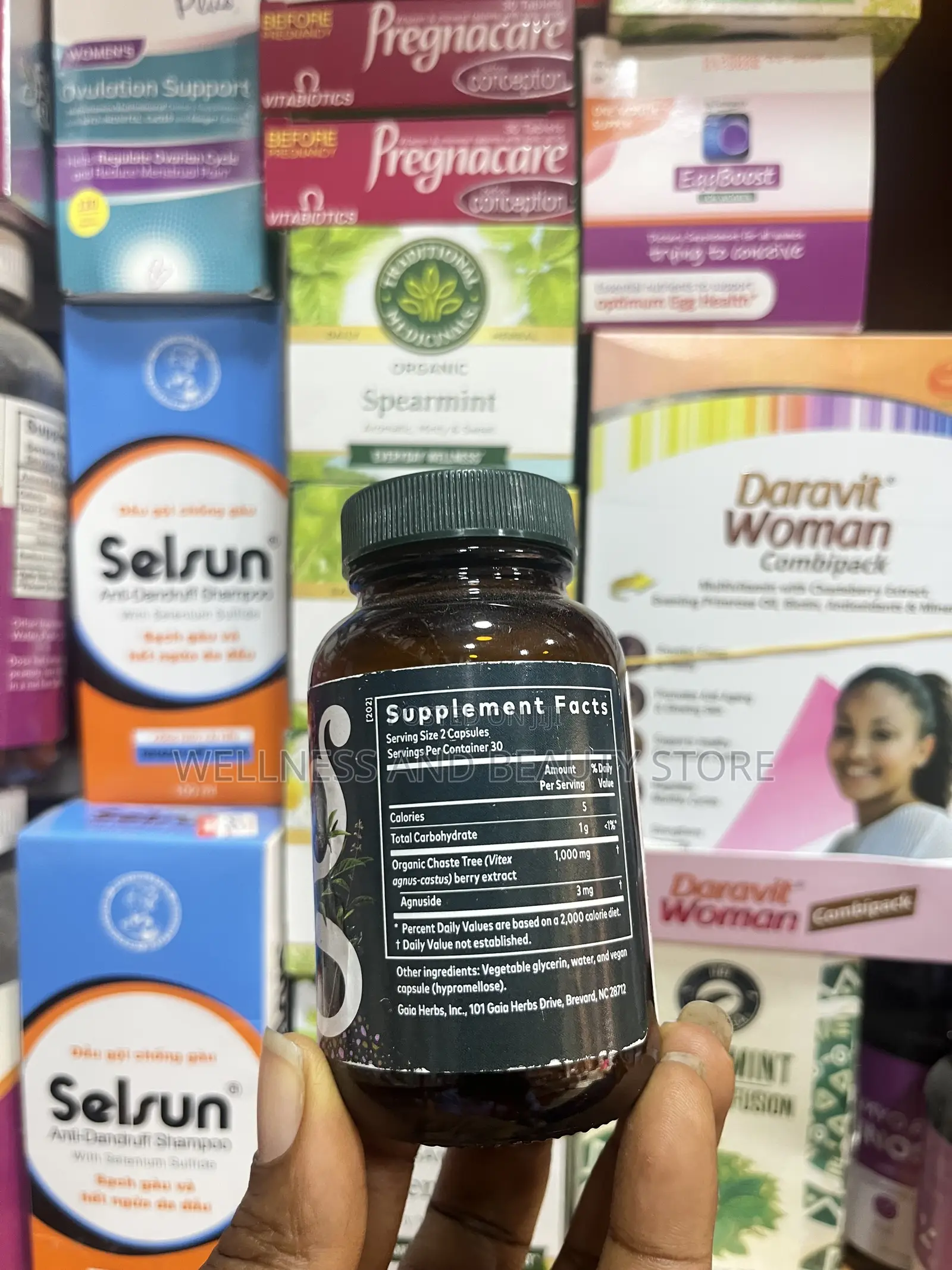Gaia Herbs Vitex Berry | Hormonal Balance Menstrual Cycle Support