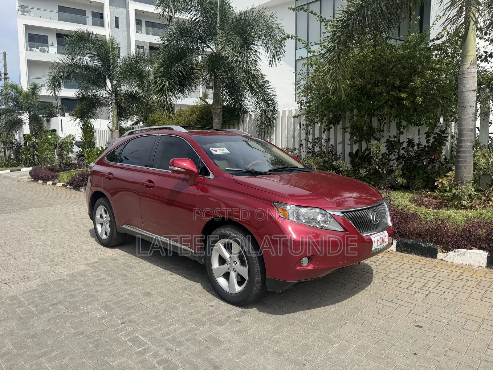 Lexus RX 350 2011 Red