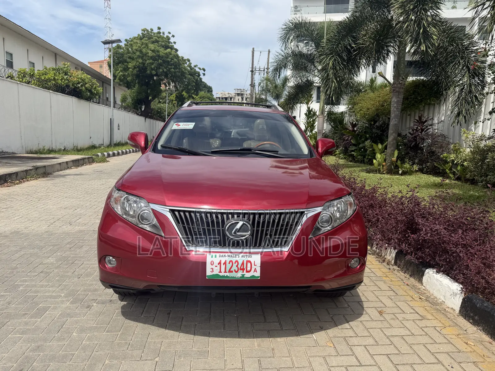Lexus RX 350 2011 Red