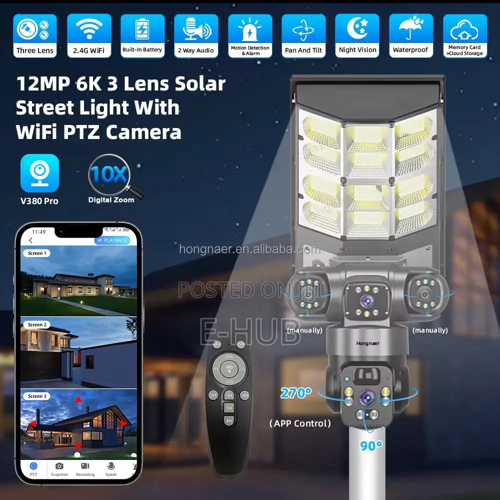 Outdoor CCTV Camera With Solar