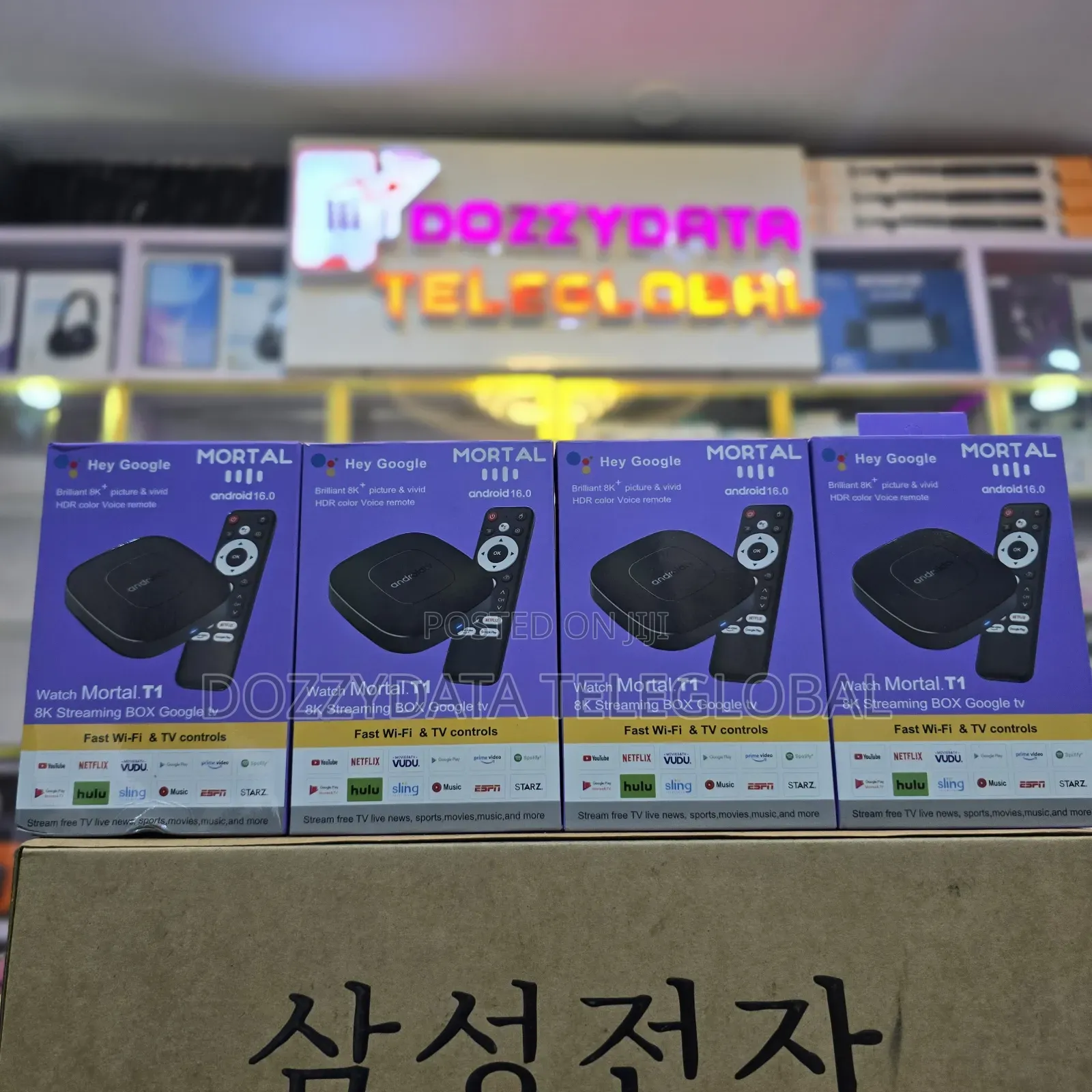 Mortal T1 Smart Tv Box Android Box(Watch DSTV Channels Free)