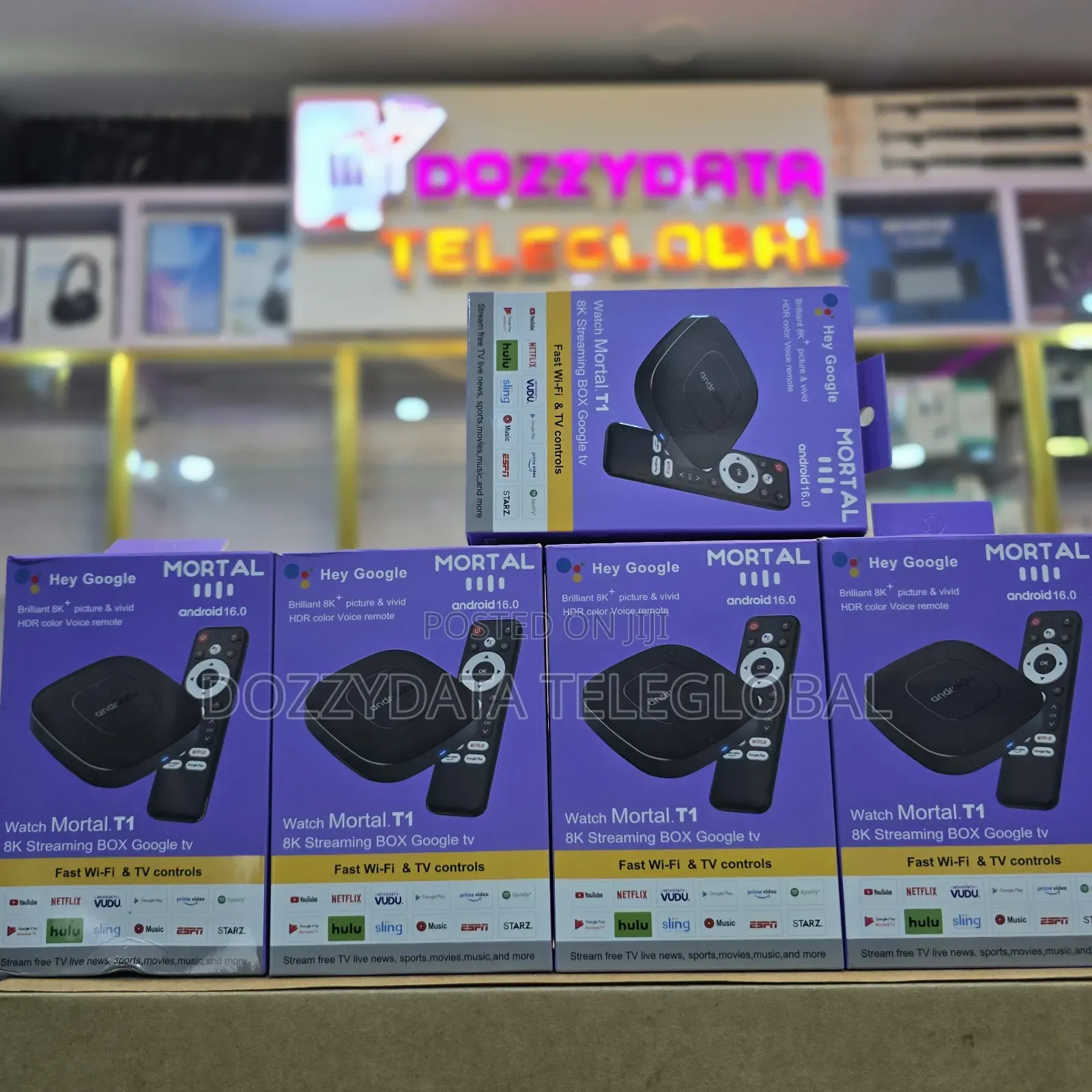 Mortal T1 Smart Tv Box Android Box(Watch DSTV Channels Free)