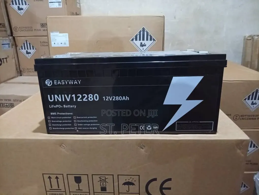 Easyway Univ12280 12.8v 280ah Lifepo4 Lithium Battery – 3.6kwh 