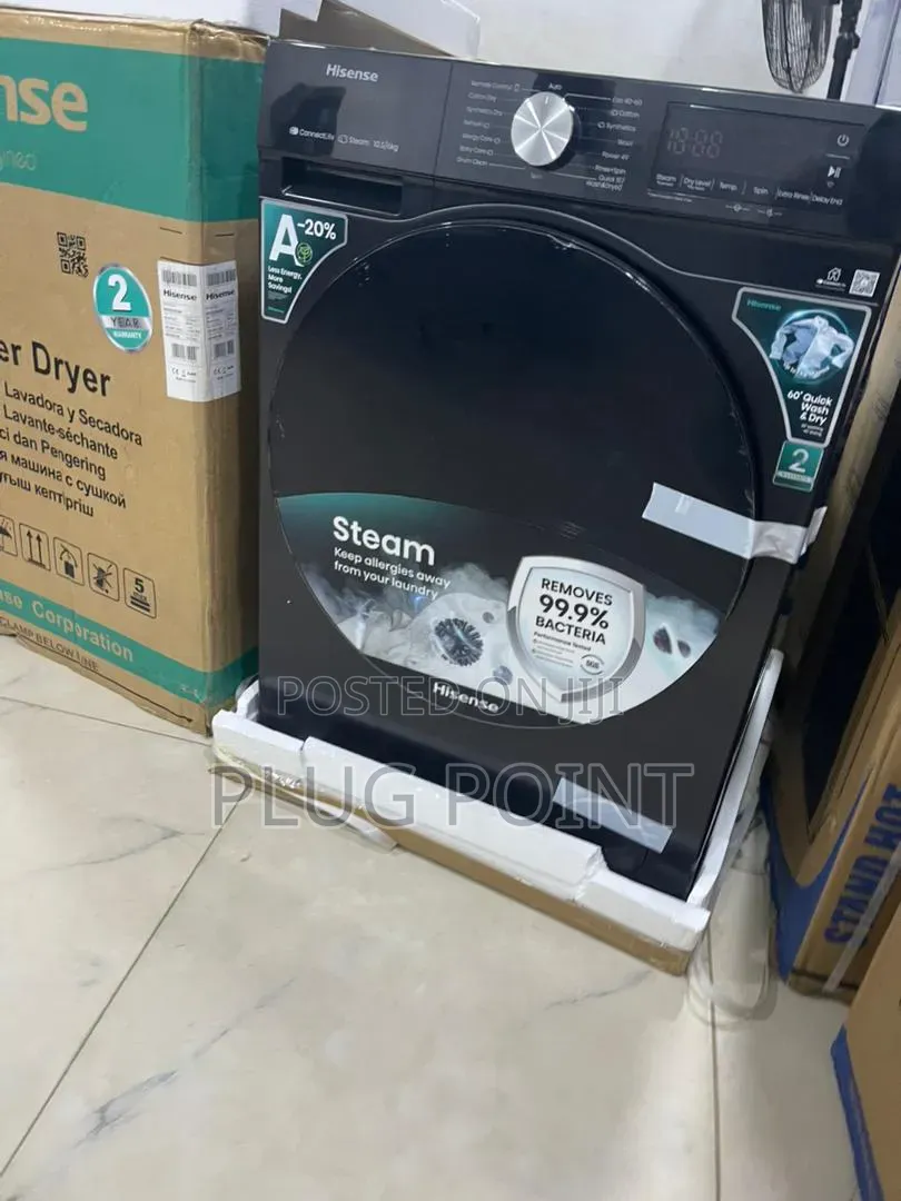Hisense 10.5kg Front Load Washing Machine With Dryer