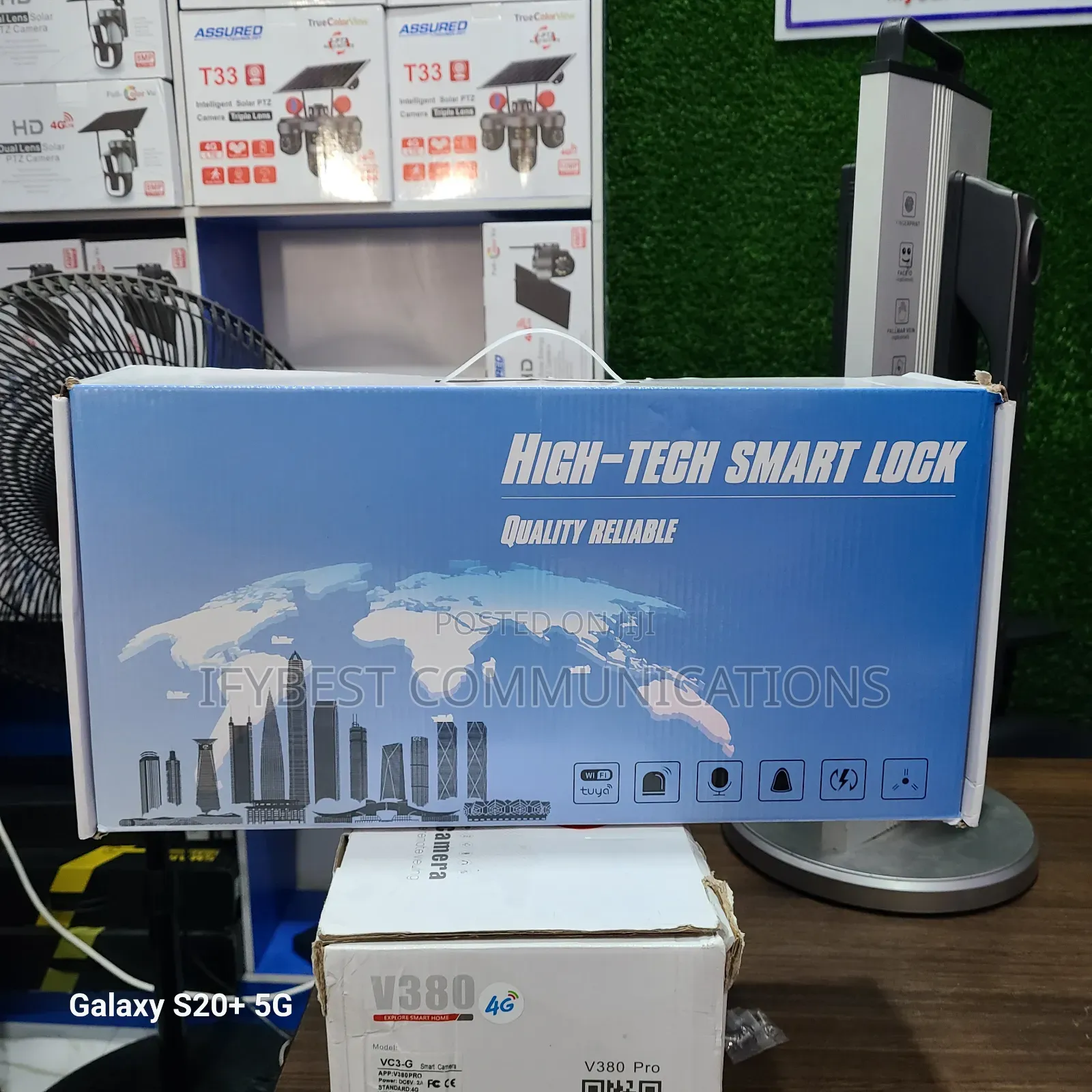 High Tech Tuya Smart Lock With Alarm, Wifi, Voice, Camera Etc
