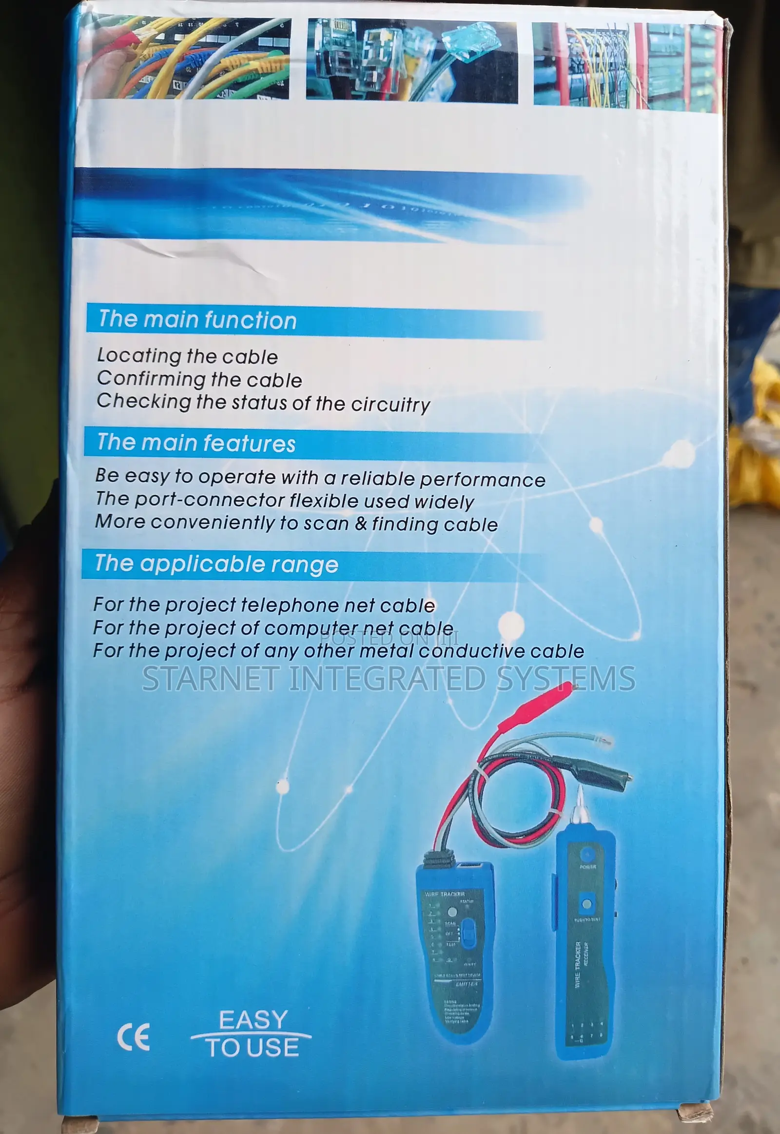 Wire Signal Tracker Cable Scan and Finding Lan Cable Tester