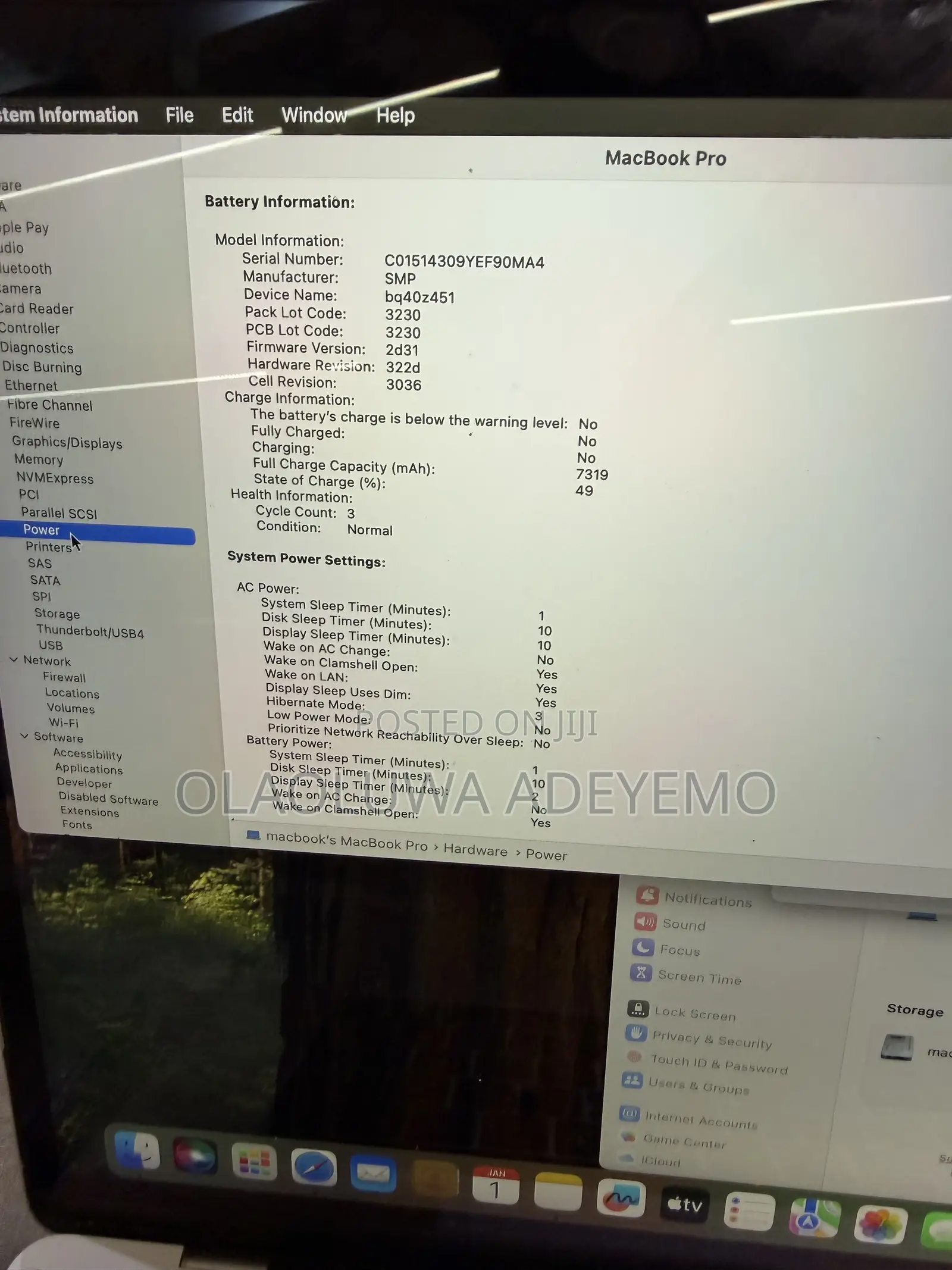 Laptop Apple MacBook Pro 2018 16GB Intel Core i7 SSD 1T