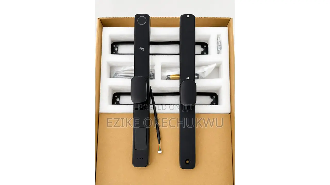 Waterproof Smart Fingerprint Password,Push Pull Sliding Frame Glass Do