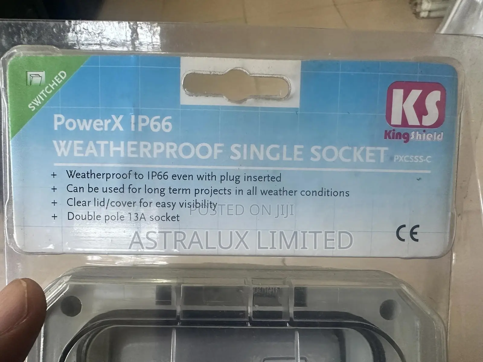 13a Double Weatherproof Socket Ip66 Original