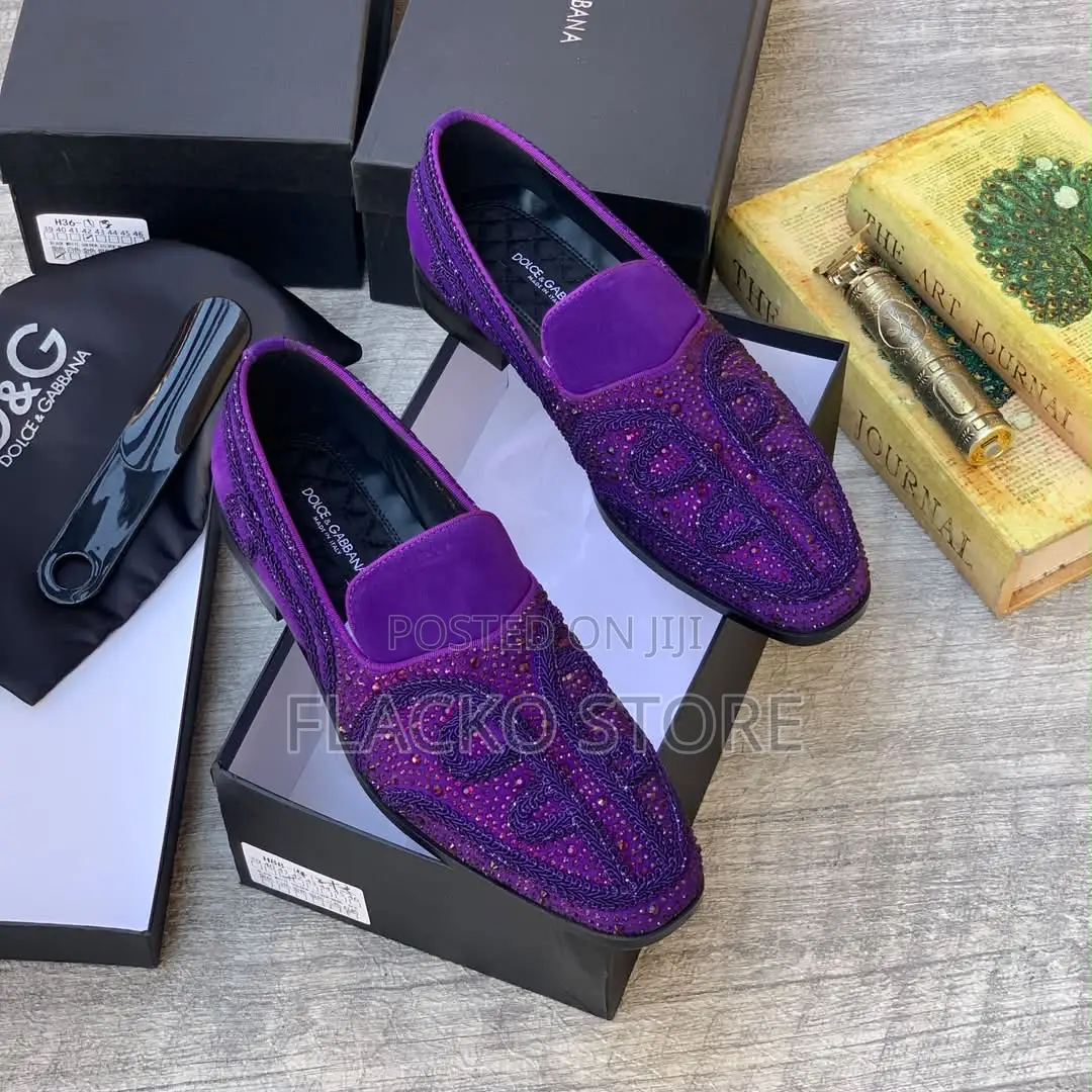 Original Dolce Gabbana Rhinestone Loafers Shoes