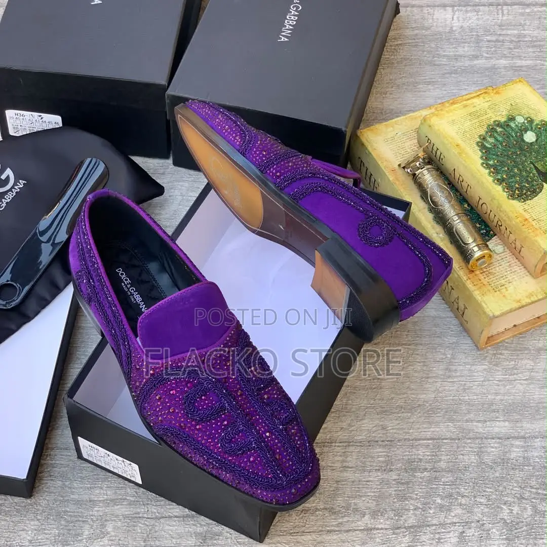 Original Dolce Gabbana Rhinestone Loafers Shoes