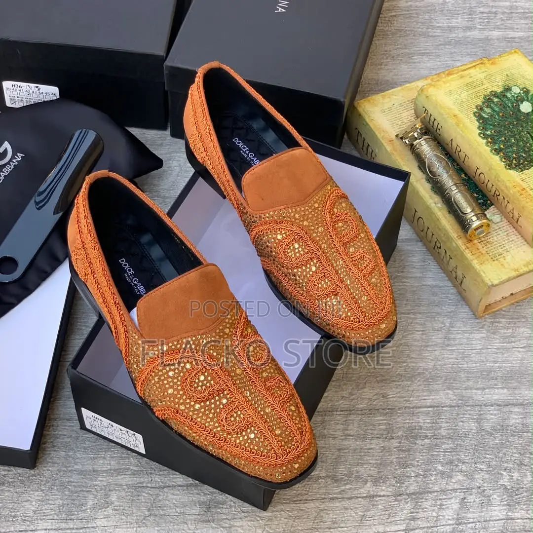 Original Dolce Gabbana Rhinestone Loafers Shoes