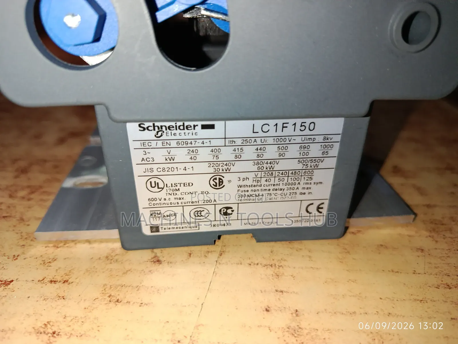 Schneider Electric Lc1f150 Tesys F Contactor