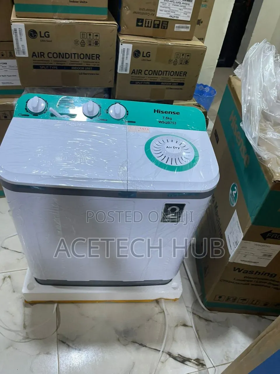 Brand New Hisense 7.5kg Semi-Automatic Washing Machine