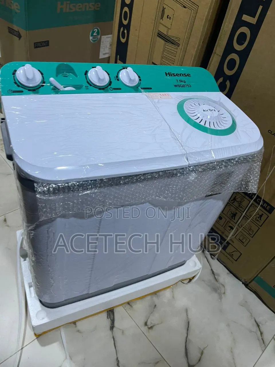 Hisense 7.5kg Washer With Strong Spin Performance