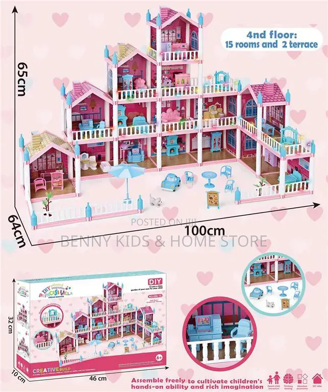 Diy Princess Villa Dream Doll Mansion