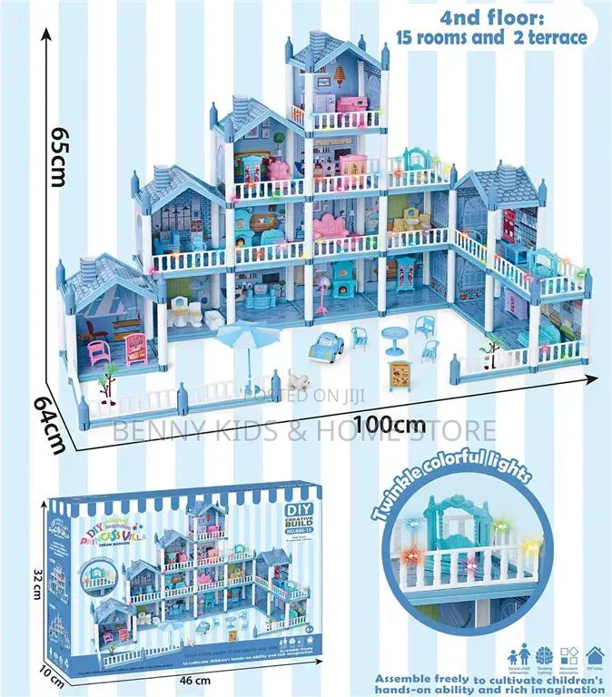 Diy Princess Villa Dream Doll Mansion