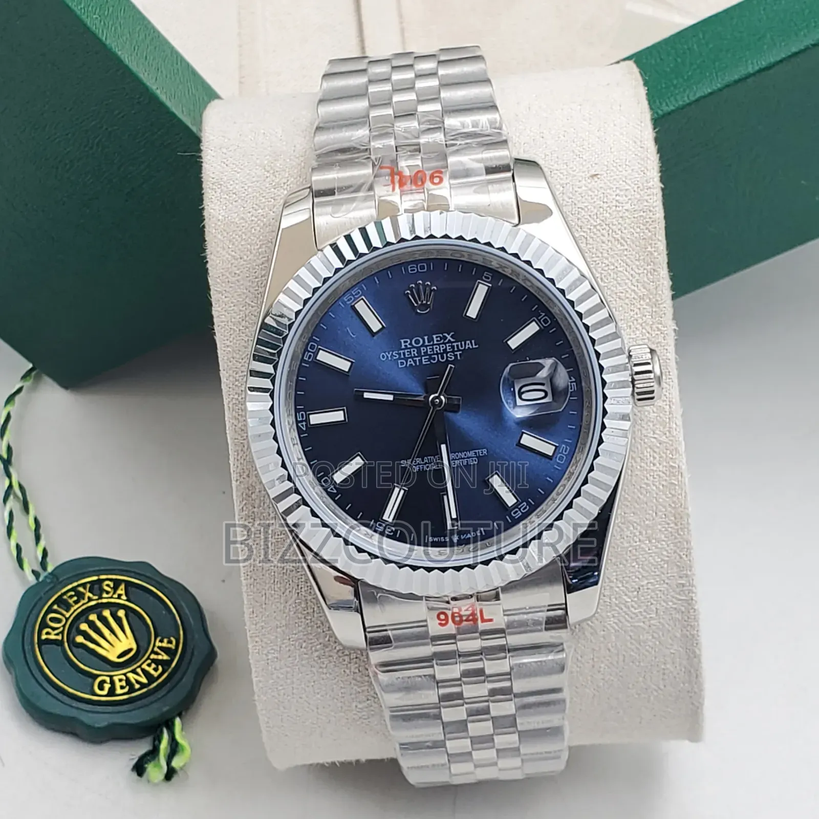 Original Rolex Date-Just Silver-Tone Chain Available in Store