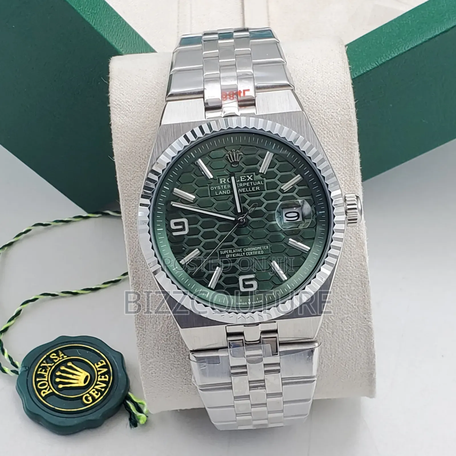 Original Rolex Land Dweller Silver Chain Available in Store
