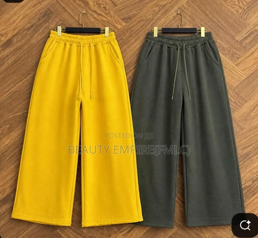 Unisex Wide-Leg Joggers