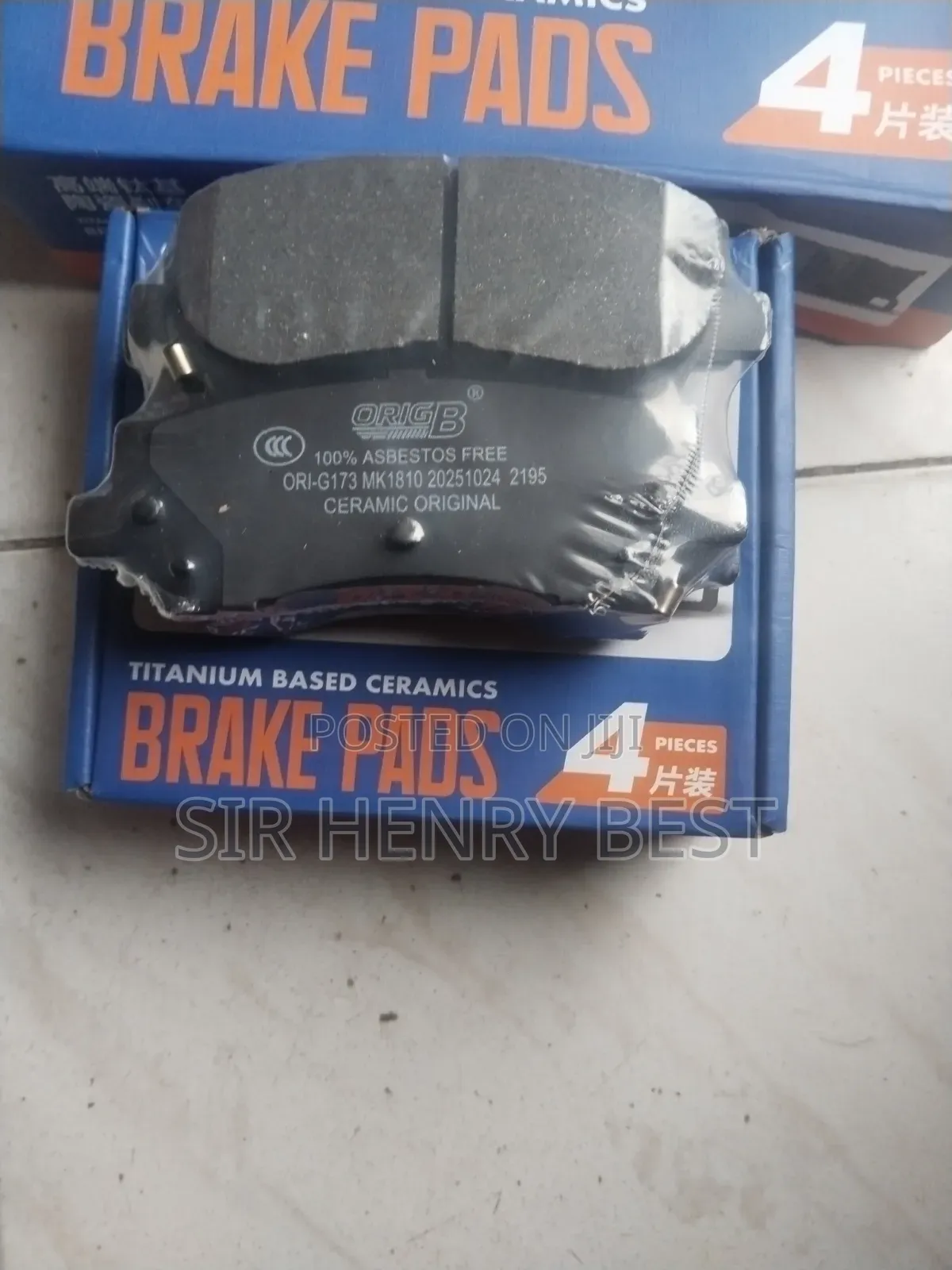 Brake Pad Front Ford Mustang 2015/2022 . Ceramic