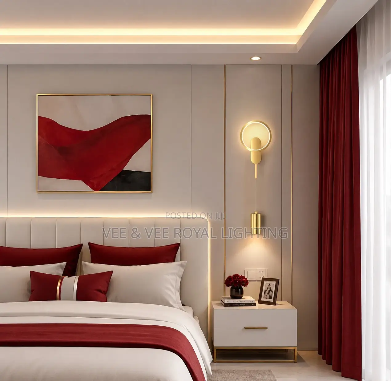 Modern Nordic Led Wall Lamp - For Living Room, Bedroom, Hotels