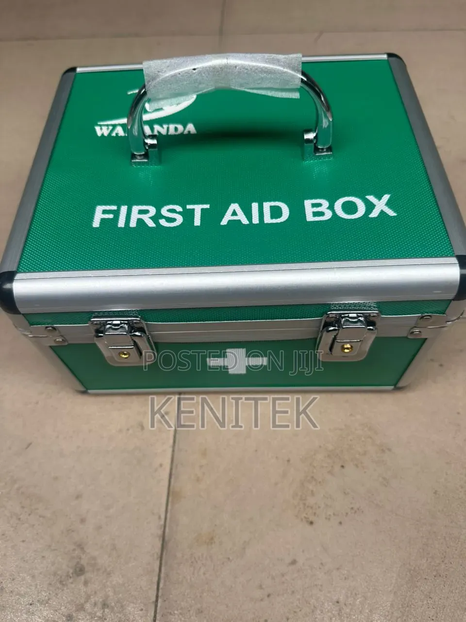 Portable Empty Aluminum First Aid Box / Medical Storage Case