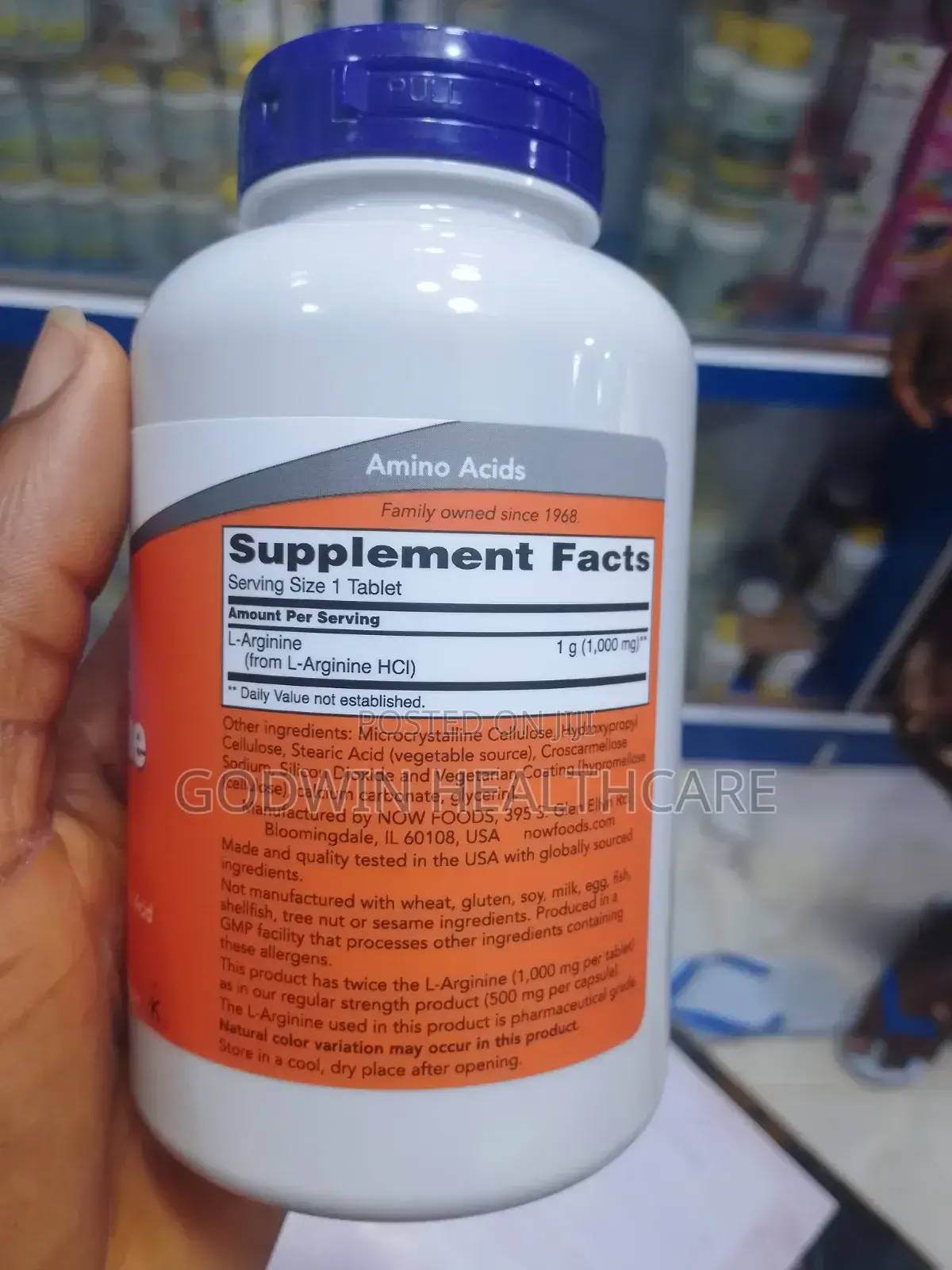 Now L Arginine 1000mg